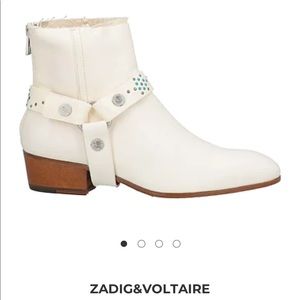 Zadig & Voltaire White Booties